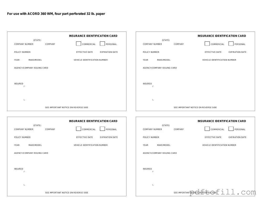 Free Acord 50 WM PDF Form