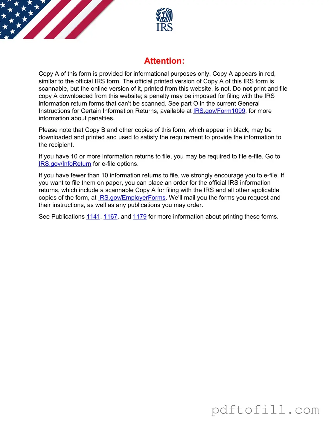 Free IRS 1099-MISC PDF Form