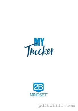 Free 2B Mindset Tracker PDF Form