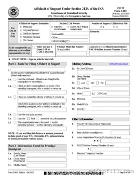 Free USCIS I-864 PDF Form