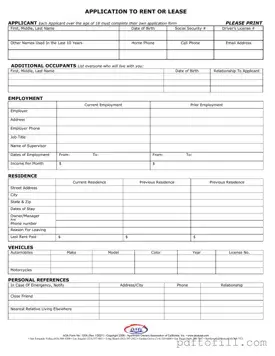 Free Aoa 100A PDF Form