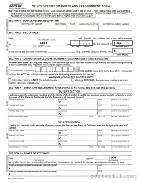 Free California Fotm Reg 262 PDF Form