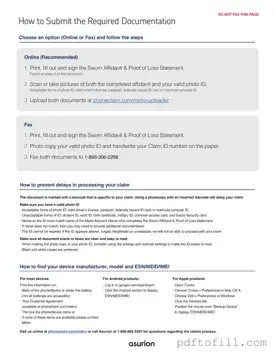Free Asurion F-017-08 MEN PDF Form